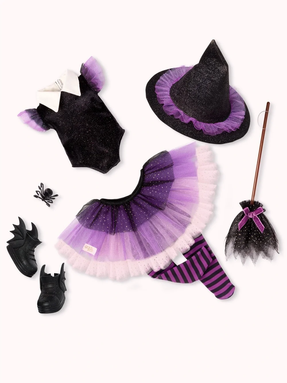 Our Generation Astrid Halloween Witch Doll Limited Edition with Broom *NEW*